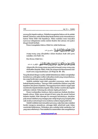 Tafsir ibnu katsir juz 13
