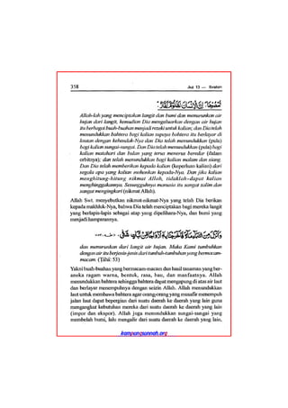 Tafsir ibnu katsir juz 13