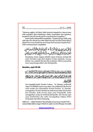 Tafsir ibnu katsir juz 13