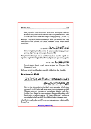 Tafsir ibnu katsir juz 13