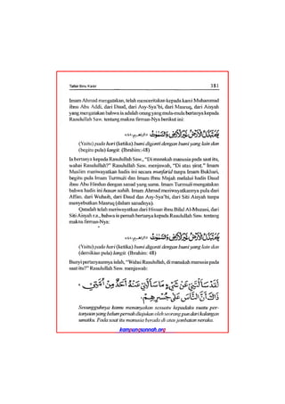 Tafsir ibnu katsir juz 13