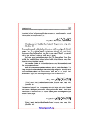 Tafsir ibnu katsir juz 13