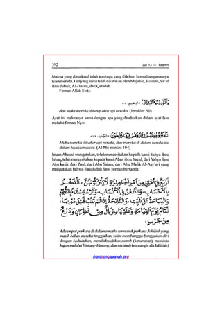 Tafsir ibnu katsir juz 13