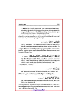 Tafsir ibnu katsir juz 13