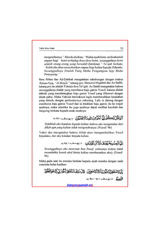 Tafsir ibnu katsir juz 13