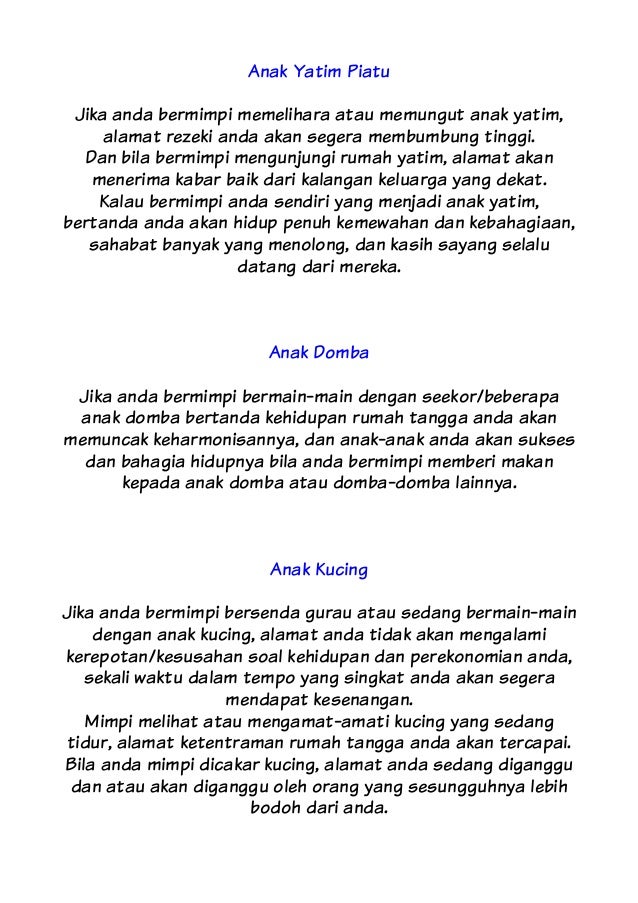 Tafsir Mimpi