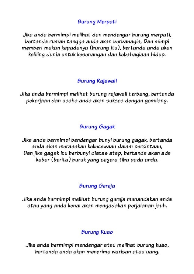 Tafsir Mimpi