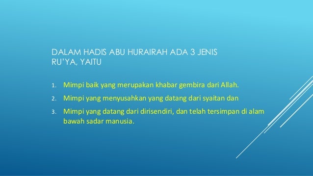 Rian Riana - Tafsir mimpi menurut barat dan islam