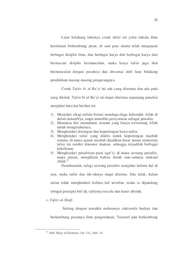 Tafsir Pembagian Dan Metodenya