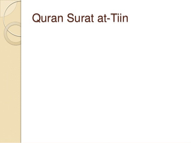 Tafsir qs at tiin �pahala yang tak pernah terputus�