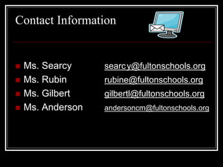 Tag Curriculum Night 2008