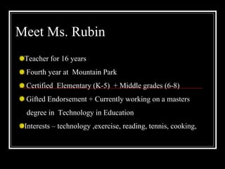 Tag Curriculum Night 2008