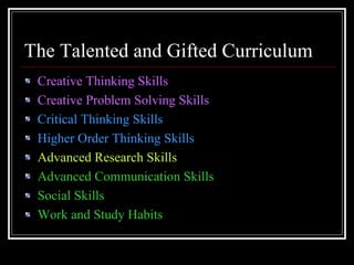 Tag Curriculum Night 2008