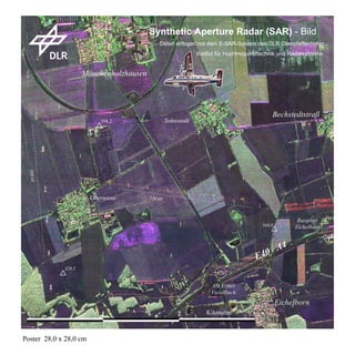 Synthetic Aperture Radar (SAR) - Bild
                                             Daten erflogen mit dem E-SAR-System des...