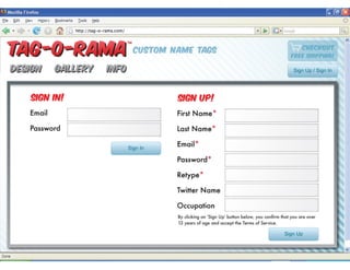 Tag-O-Rama Presentation