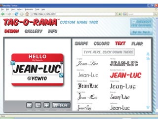 Tag-O-Rama Presentation