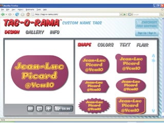 Tag-O-Rama Presentation