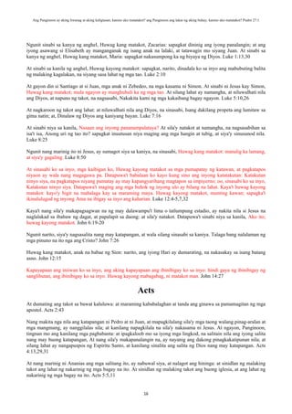 Tagalog - Biblical Teachings on Courage, Fear and Trust in God | PDF