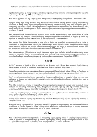 Tagalog - Biblical Teachings on Courage, Fear and Trust in God | PDF