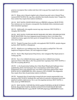 generous recompense Ikaw umikot muli ikaw did in ang past Siya requite ikaw makirot
retribution!
[48:17] Bulag wala is blamed crippled wala is blamed maysakit wala is blamed Those
sumunod MAY KAPAL His sugo Siya admitihin them hardin dumaloy batis! Tungkol Sa
those umikot Siya requite them makirot retribution.
[48:18] MAY KAPAL MASIYAHAN believers PRENDA allegiance IKAW PUNO.
Siya malaman ano was nila puso consequently Siya benditado them contentment ganti
them immediate tagumpay!
[48:19] Additionally sila magtubo marami ang mga sinamsam. MAY KAPAL is
Almighty MATALINO.
[48:20] MAY KAPAL PANGAKO IKAW MARAMI ANG MGA SINAMSAM IYON
IKAW MAGTUBO. Siya kaya ipagpauna kaunti benepisiyo ikaw in ito buhay Siya
withheld tao kamay aggression ikaw gawin ito lumagda believers! Siya kaya giya ikaw
tuloy-tuloy landas.
[48:21] Tungkol Sa grupo ikaw possibly wala pagkatalo MAY KAPAL sipsipin alagaan
ng them; MAY KAPAL is Omnipotent
[48:22] disbelievers ever makipag-away ikaw sila umikot sa paligid flee! Sila wala
magkaroon Panginoon Pinuno; sila wala magkaroon helper!
[48:23] Such is May Kapal paraan bilog history, ikaw natagpuan May Kapal paraan is
walang pag-iiba.
[48:24] Siya is Isa withheld nila kamay aggression ikaw withheld ninyo kamay
aggression them in libis Mecca after Siya granted ikaw tagumpay them! MAY KAPAL is
Seer NG everything IKAW do
[48:25] is sila di-paniwalaan hadlang ikaw buhat Banal Masjid gabi hadlangan ninyo
paghahandog abutin nila hantungan! duon sumampalataya lalaki babae kagalit
kampamento) ikaw wala malaman ikaw were about to hurt them unknowingly! MAY
KAPAL KAYA ADMITIHIN His AWA whomever SIYA NAISIN. Sila magpumilit
Siya requite those them di-paniwalaan makirot retribution.
[48:26] Samantala those di-paniwalaan enraged nila puso punuin pagmamalaki araw
ignoransya MAY KAPAL benditado His sugo believers peaceful contentment tiyak them
pagtibayin palabra righteousness! Ito is ano sila magaling meritoryo MAY KAPAL is
fully aware ng TODO BAGAY.
[48:27] MAY KAPAL TAPUSIN His SUGO truthful PANGMALAS IKAW SUMALI
BANAL Masjid MAY KAPAL HANDA GANAP PATATAGIN IKAW RETASO
NINYO BUHOK IKLIAN it gaya IKAW TAPUSIN pilgrimage SEREMONYA duon
 