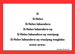 Story Pyramid Example Tagalog TAGALOG FLUENCY BUILDING PYRAMID Beginning Readers | PDF