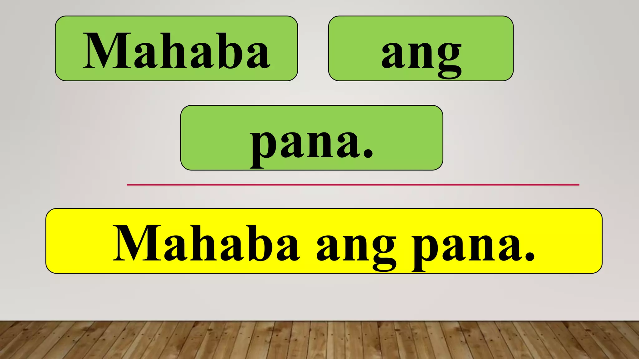 Mahaba ang
pana.
Mahaba ang pana.
 