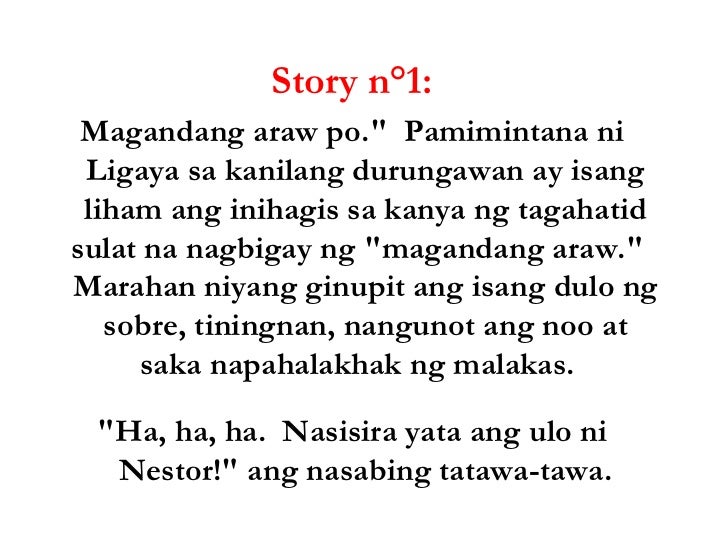 ألاباما هدية تذكارية تصرف Tagalog Short Stories With Moral Lesson Unit3studio Org