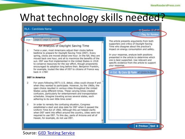 How to write an essay for ged test
