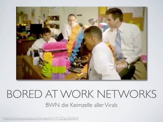BORED AT WORK NETWORKS
                       BWN die Keimzelle aller Virals

http://www.youtube.com/watch?v=Y1rZqw5bXb4
 