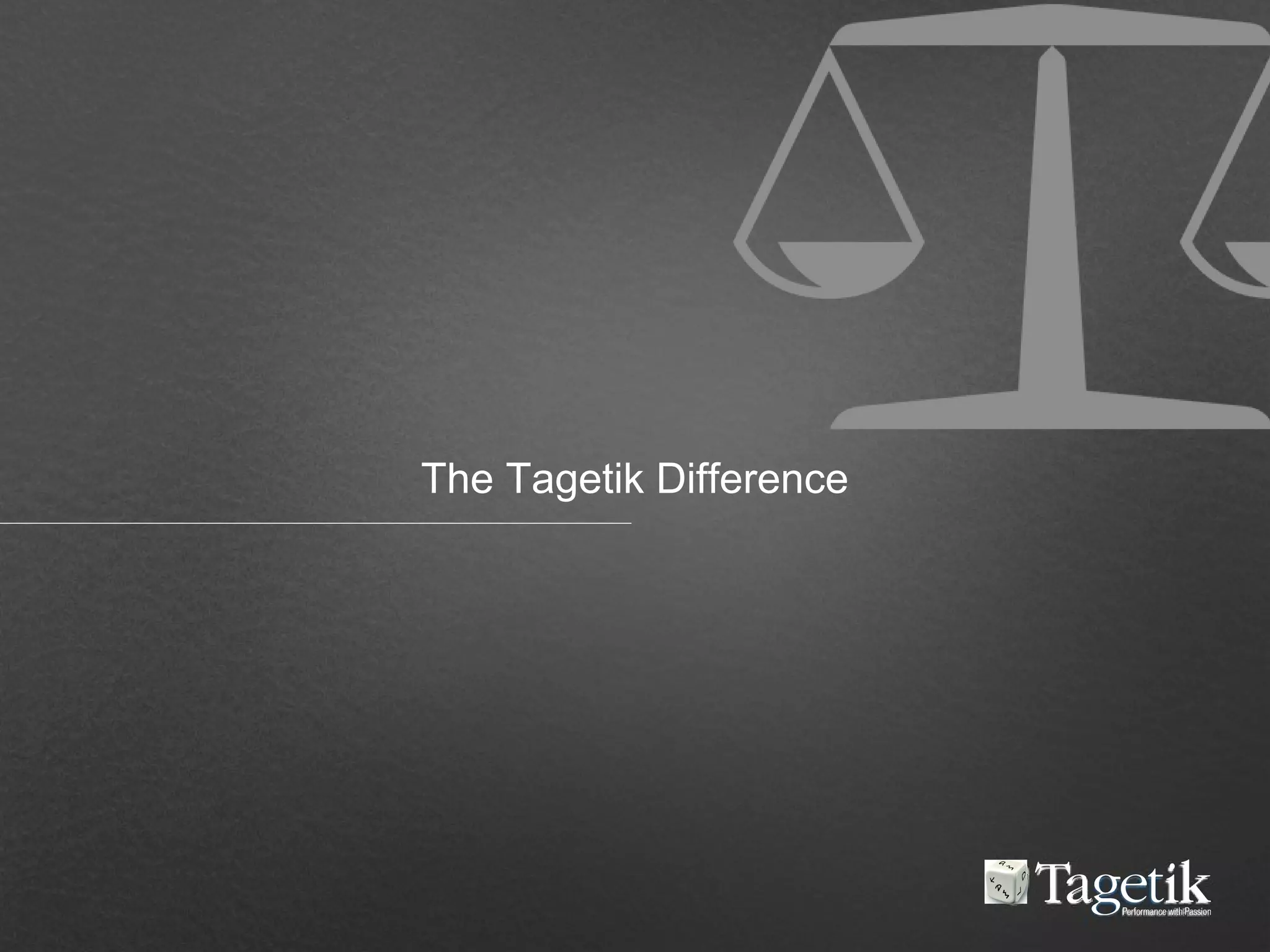 The Tagetik Difference
 