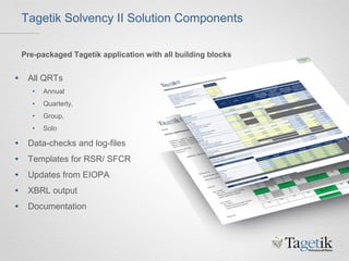 Tagetik Solvency II introduction | PPT