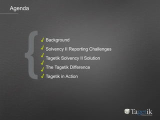 Tagetik Solvency II introduction | PPT