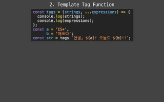 2. Template Tag Function
 