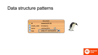 Data structure patterns
 