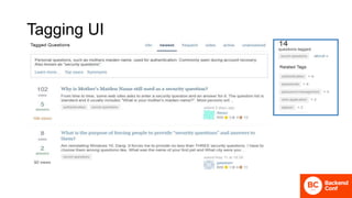 Tagging UI
 