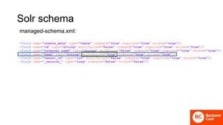 Solr schema
managed-schema.xml:
 