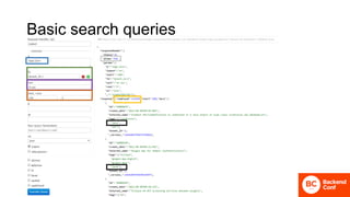 Basic search queries
 