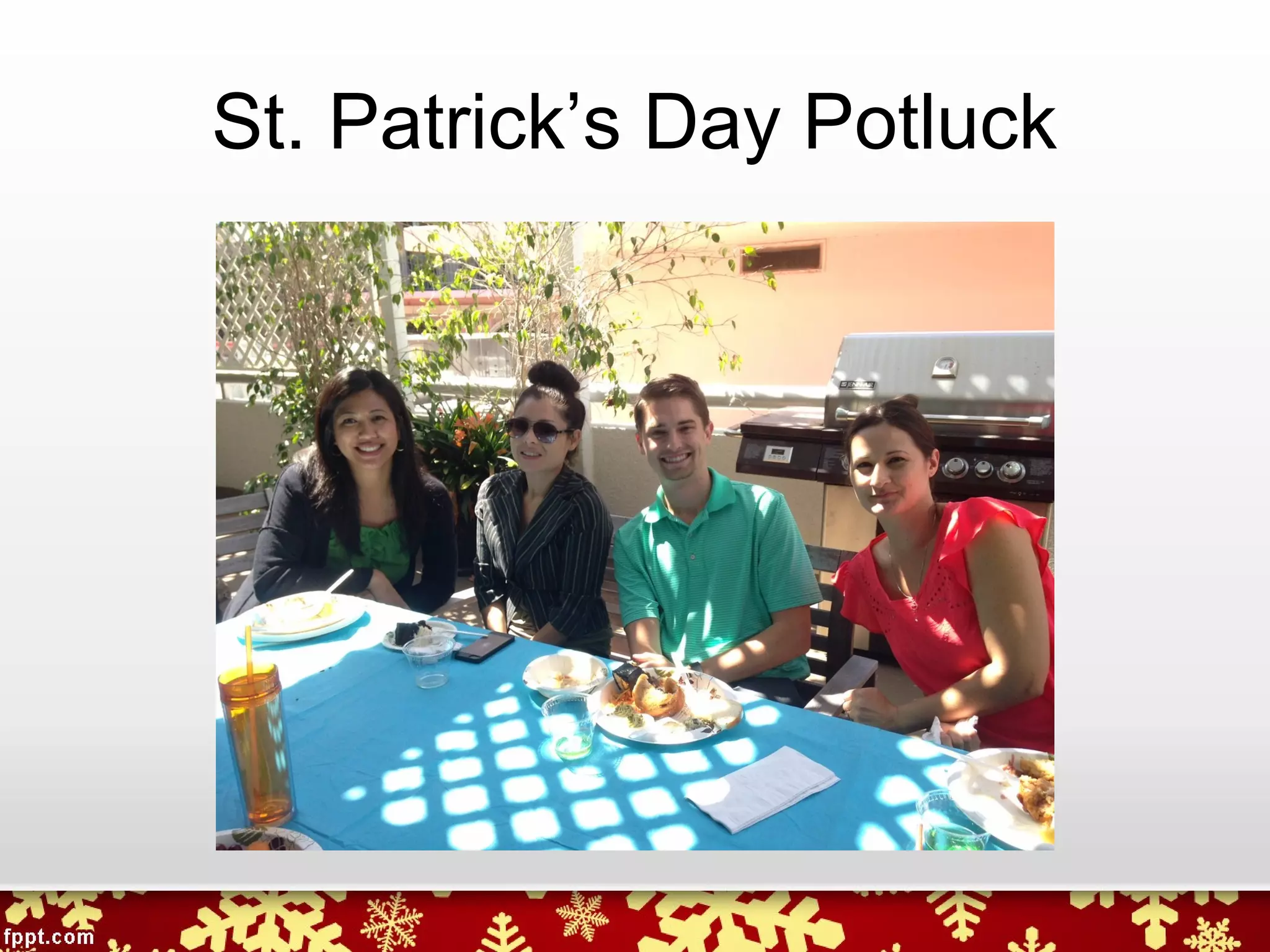 St. Patrick’s Day Potluck
 
