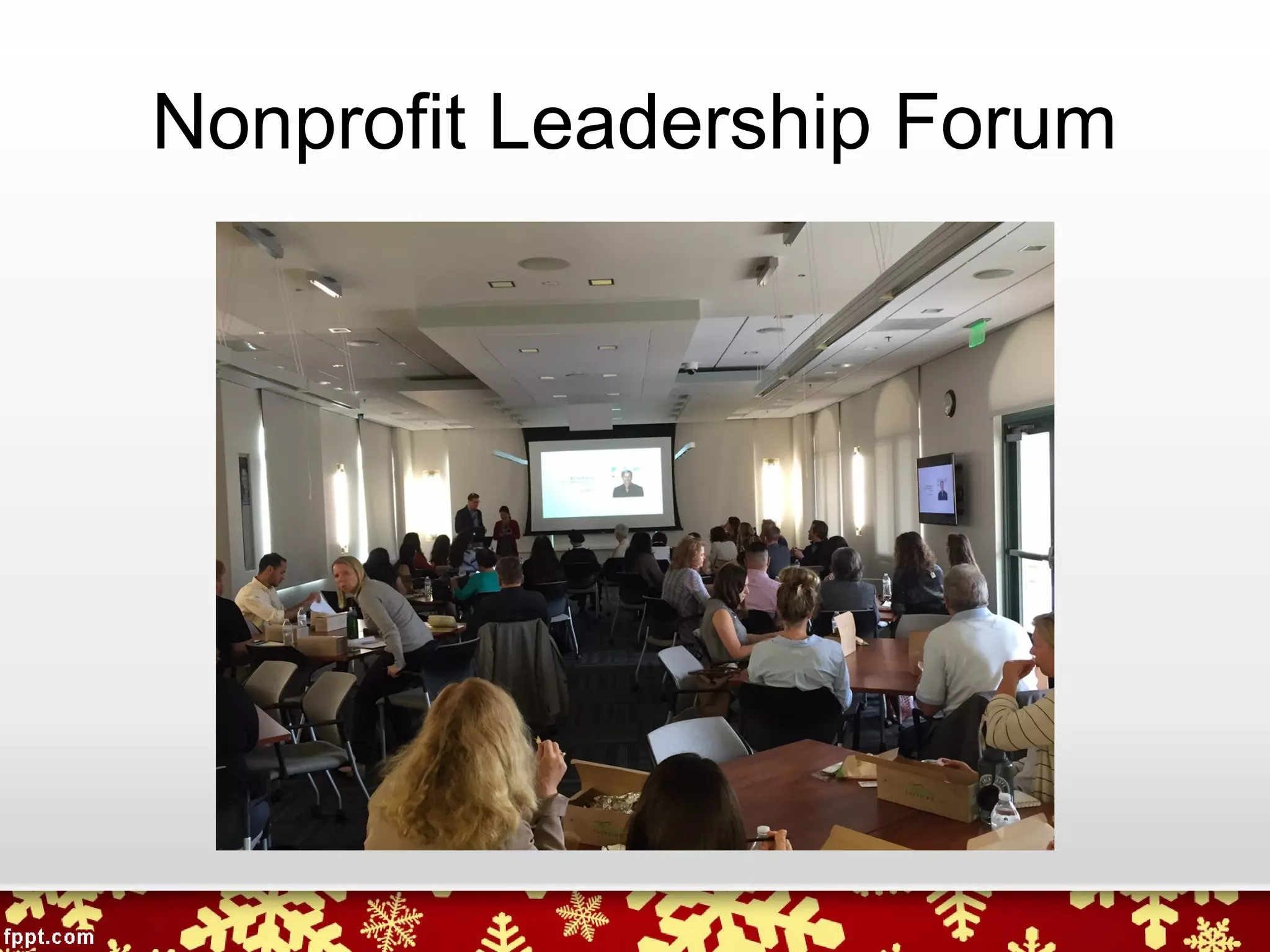 Nonprofit Leadership Forum
 
