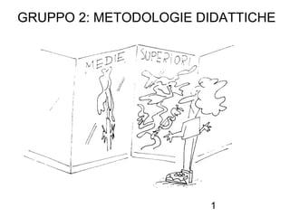 GRUPPO 2: METODOLOGIE DIDATTICHE

1

 