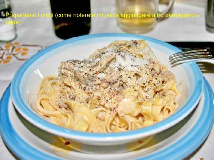 Tagliatelle Ai Funghi Misti Con Pancetta E Panna