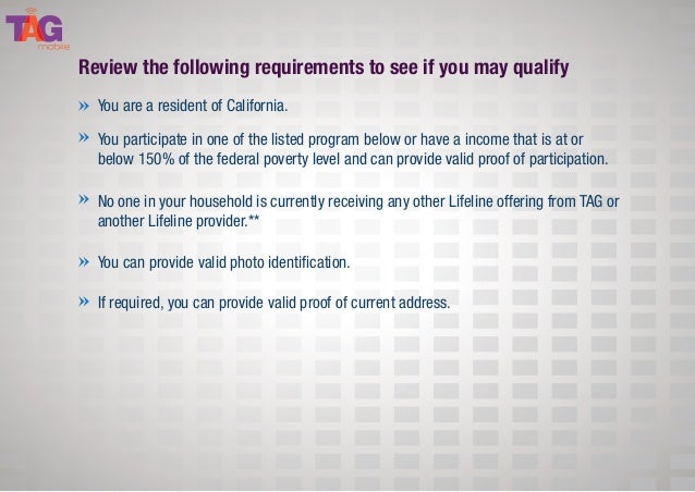 What is the California LifeLine program?