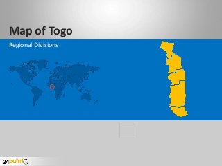 Map of Togo
Regional Divisions
 