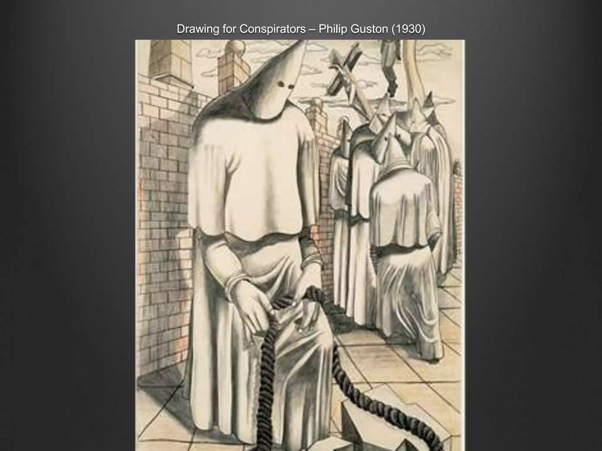 Drawing for Conspirators – Philip Guston (1930)