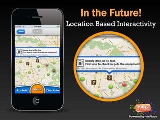 In the Future!
Location Based Interactivity
 