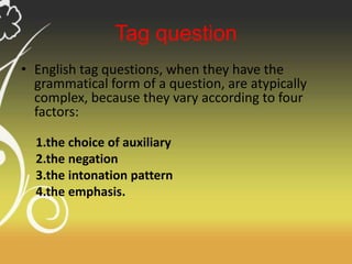 LTT: Tag question | PPTX