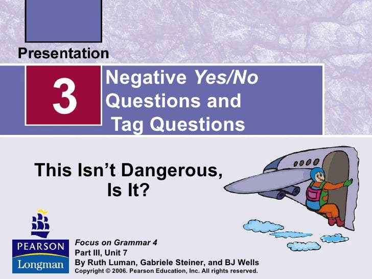 english tag questions