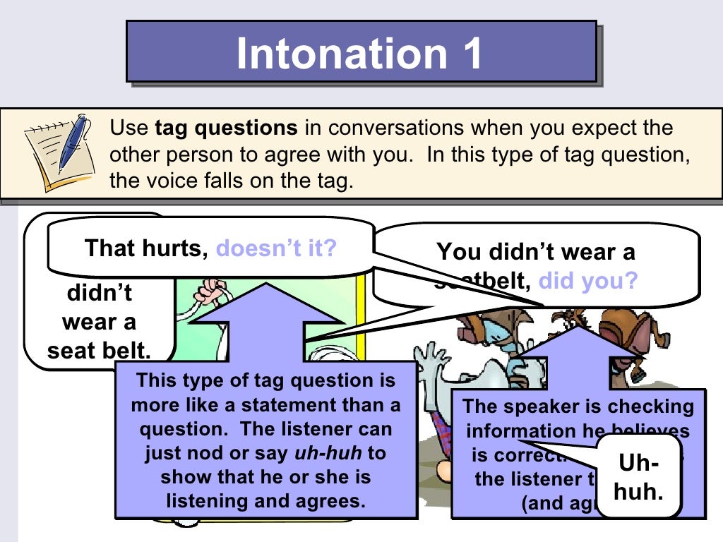 English Tag questions
