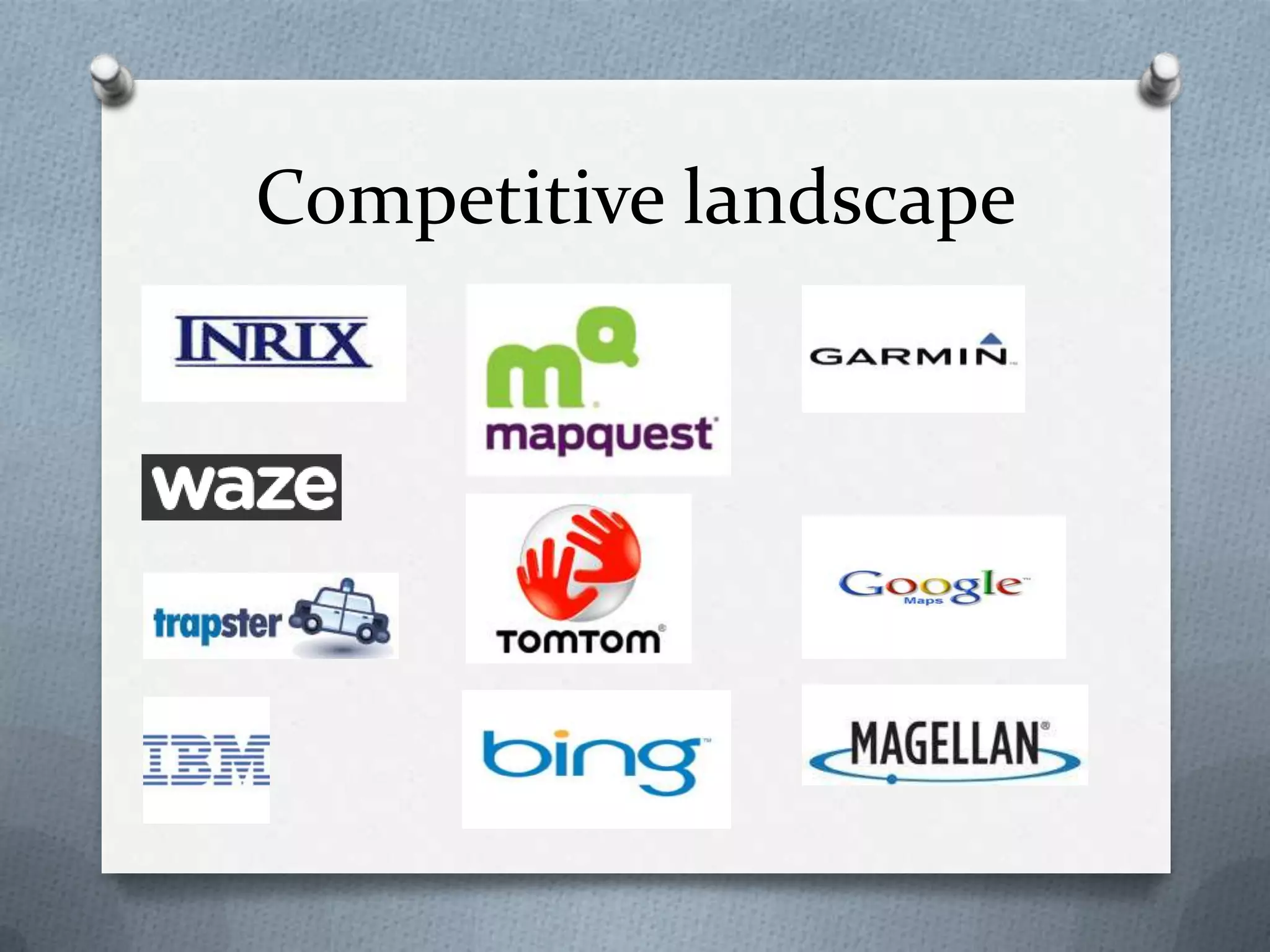 Competitive landscape
 