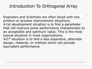Two –Way ANOVA continue…Note that when the various combinations are summed, squared, and divided by the number of data points for that combination, the subsequent value also includes the factor main effects which must be subtracted. While using this formula, all lower order interactions and factor effects are to be subtracted. For the example problem:       = 14,	       = 15, 	           = 7		 = 19And no. of possible combinations c = 4And since there are two observations under each combination          = 2 